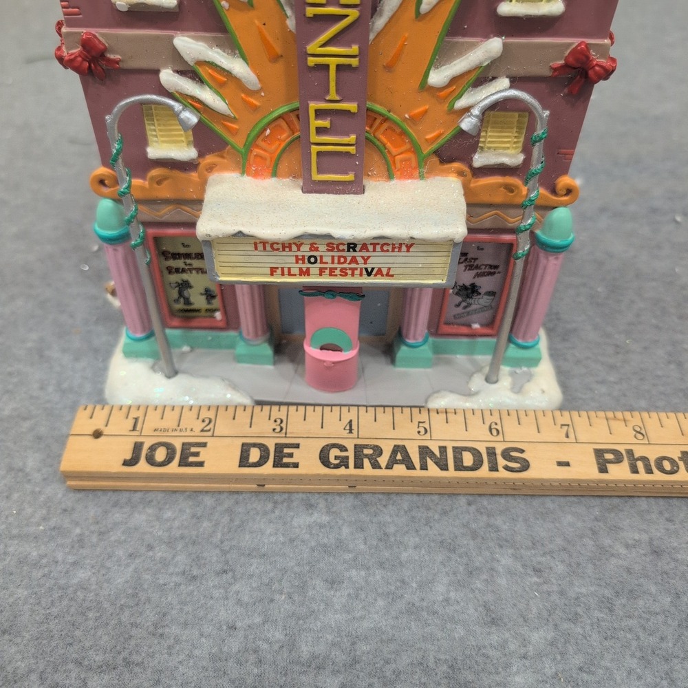 Hawthorne Village The Simpsons Aztec Movie House Christmas Village 2004 A1069 - Picture 7 of 9